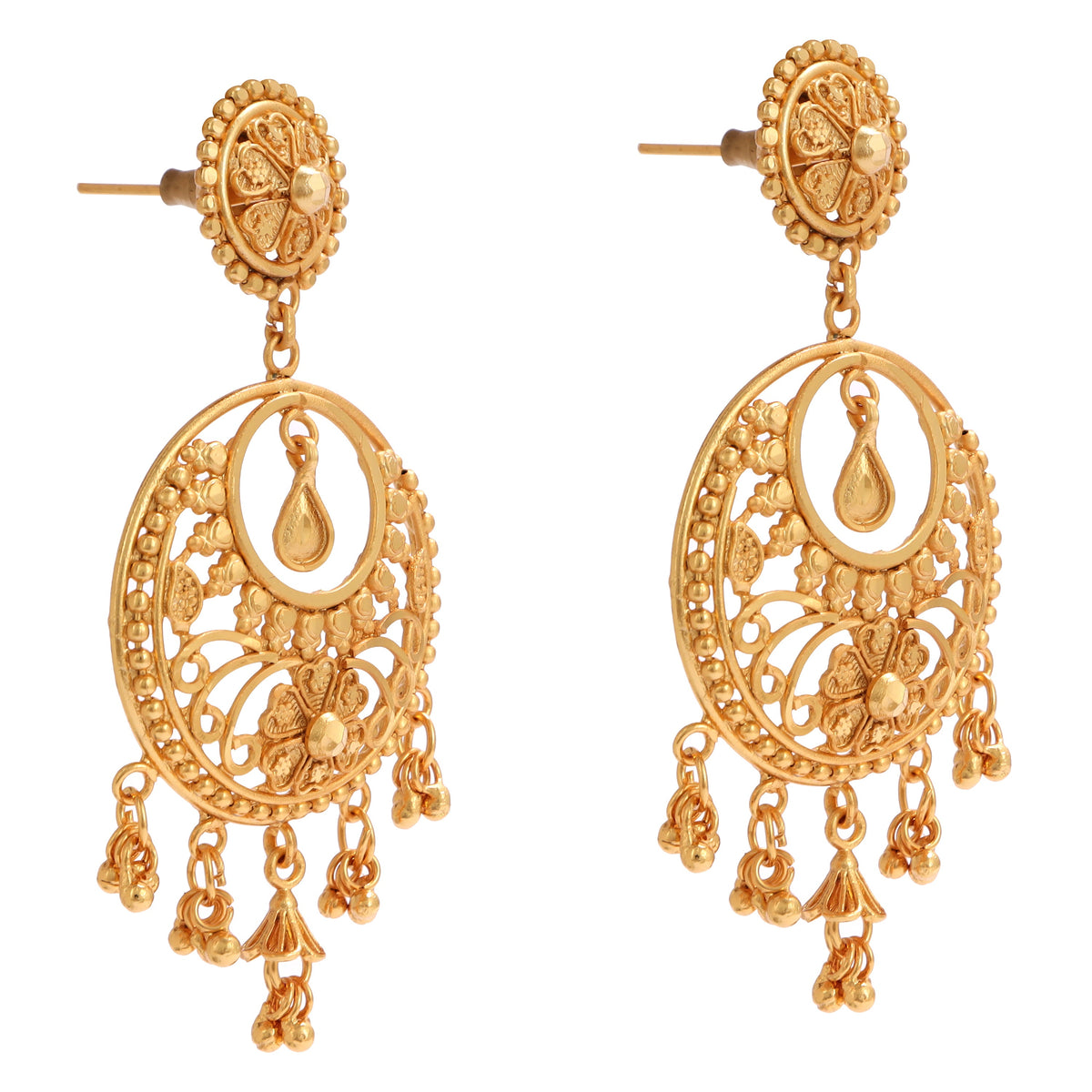 Gold on sale earrings kanbala