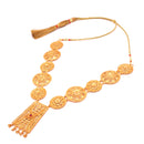 Big Pasha Decorated Long Necklace Set - BRISHNI