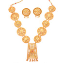 Big Pasha Decorated Long Necklace Set - BRISHNI