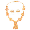 Blossomy - Small Pasha Decorated Necklace Set - BRISHNI