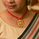 Choturbhuj - Locket with Matching Earrings - BRISHNI