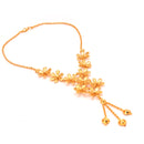 Falling Flower Necklace Set - BRISHNI