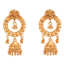 Kanbala Pendant Small Earrings Set With Tassel - BRISHNI