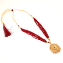 Kritika - Locket Set With Tassel - BRISHNI