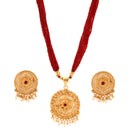 Kritika - Locket Set With Tassel - BRISHNI