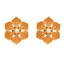 Tulip Petal Small Pasha Earrings - BRISHNI