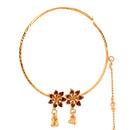 Twin Mina Flower Drop Nose Ring (Nath) - BRISHNI