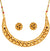 Flower Sequence Chatai Necklace Set - BRISHNI