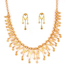 Kaya - Star Droplets Beaded Necklace Set - BRISHNI