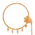 Single Flower Five Drops Nose Ring (Nath) - BRISHNI